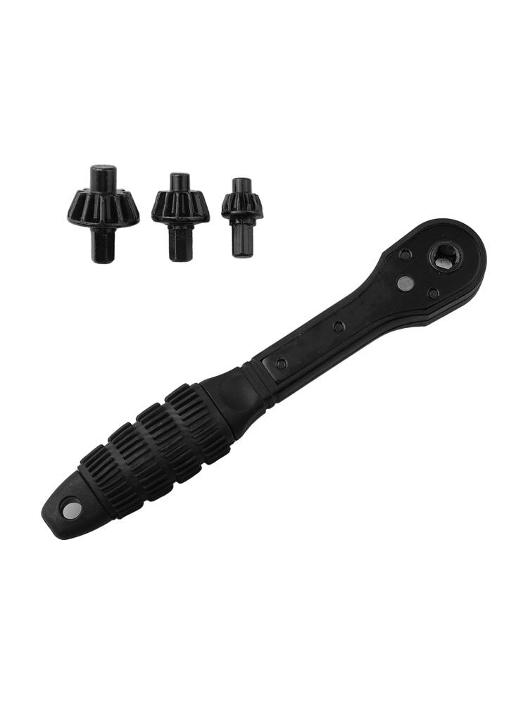 Heavy Duty Chuck Key Wrench with Ratchet Function for Drill Press Compatibility