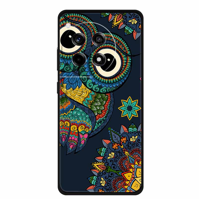 For OnePlus 12R Case Animals Soft Silicone TPU Phone Cases Back Cover For OnePlus Ace 3 ACE3 5G Wolf Protective Cute Girl Shell