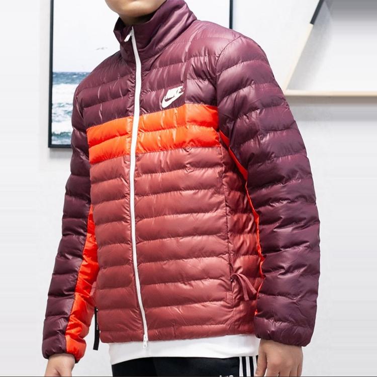 Nike Sportovní bunda Windrunner s umělou výplní Pánské svrchní oblečení Noční vínová BV4686-681
