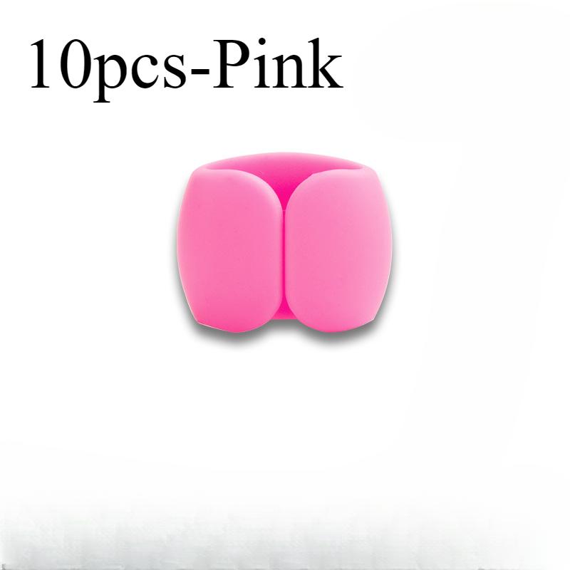 5/10 STÜCKE Kabelaufwickler Organizer Clips Mauskabel Kopfhörerhalter USB-Ladekabelhalter Schreibtischordner Kabelschutz