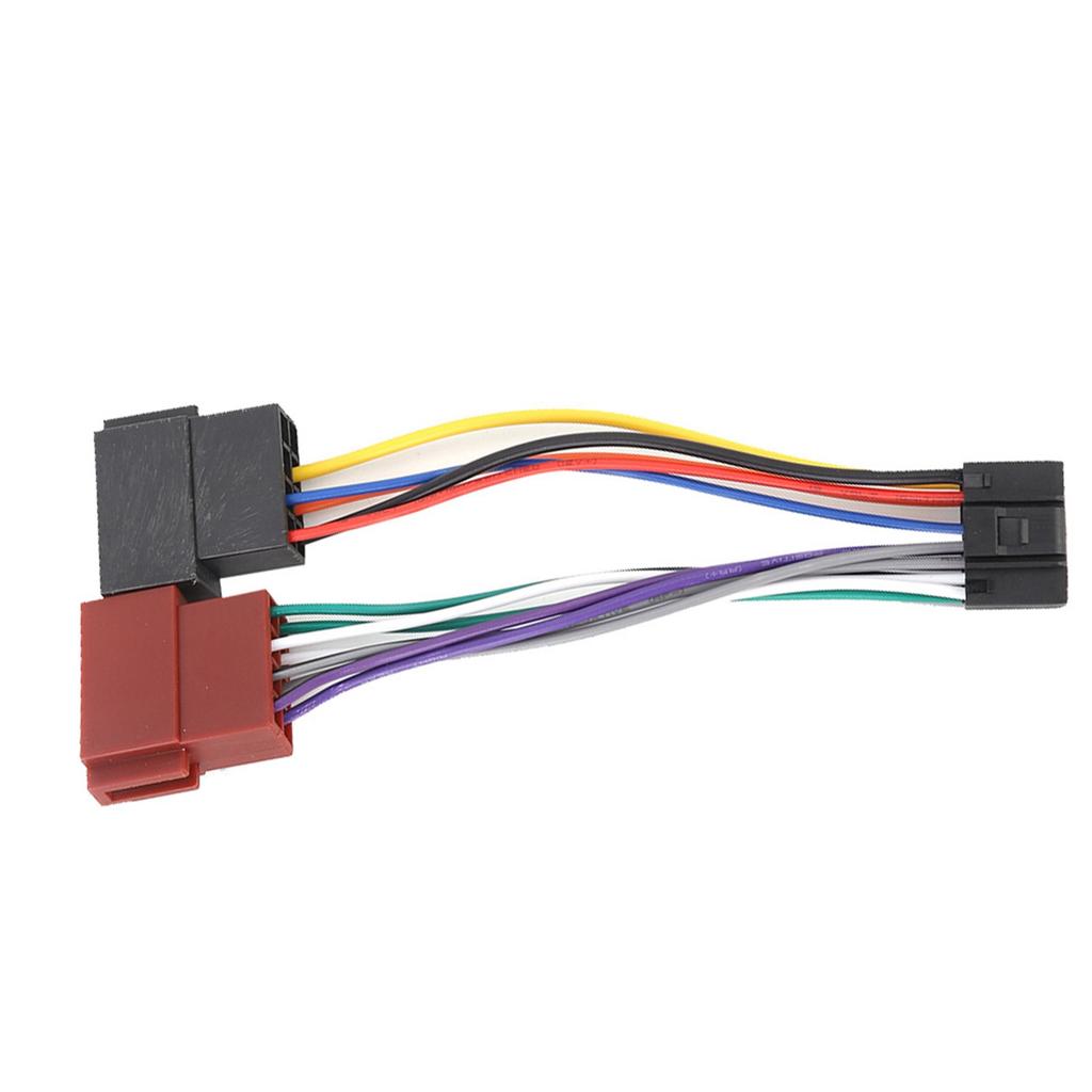 16 Pin ISO Bus Female Harness Connector Adapter Fits for Kenwood NC