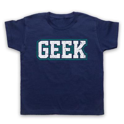 Geekowy Śmieszny Slogan Kultura Nerda Fajny Samoświadomy Retro Dziecięcy T-Shirt