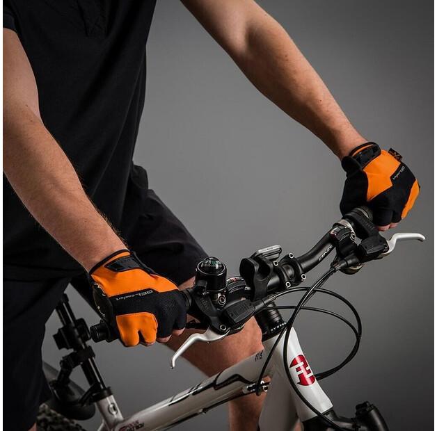 Chiba Gel Comfort Bicycle Gloves (orange)