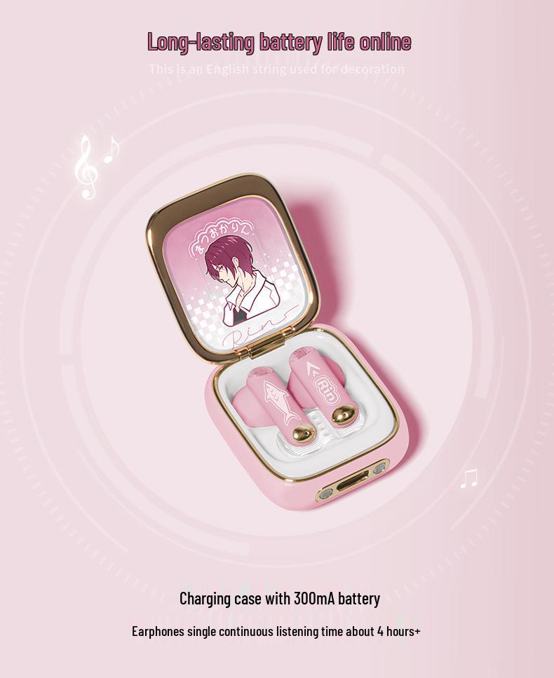 Matsuoka Rin Bluetooth Wireless In-Ear Headphones - Anime Edition