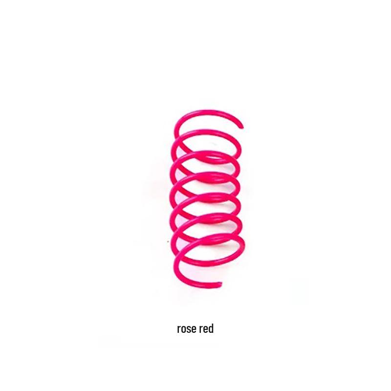 Interactive Colorful Spiral Coil Cat Spring Toy for Kittens