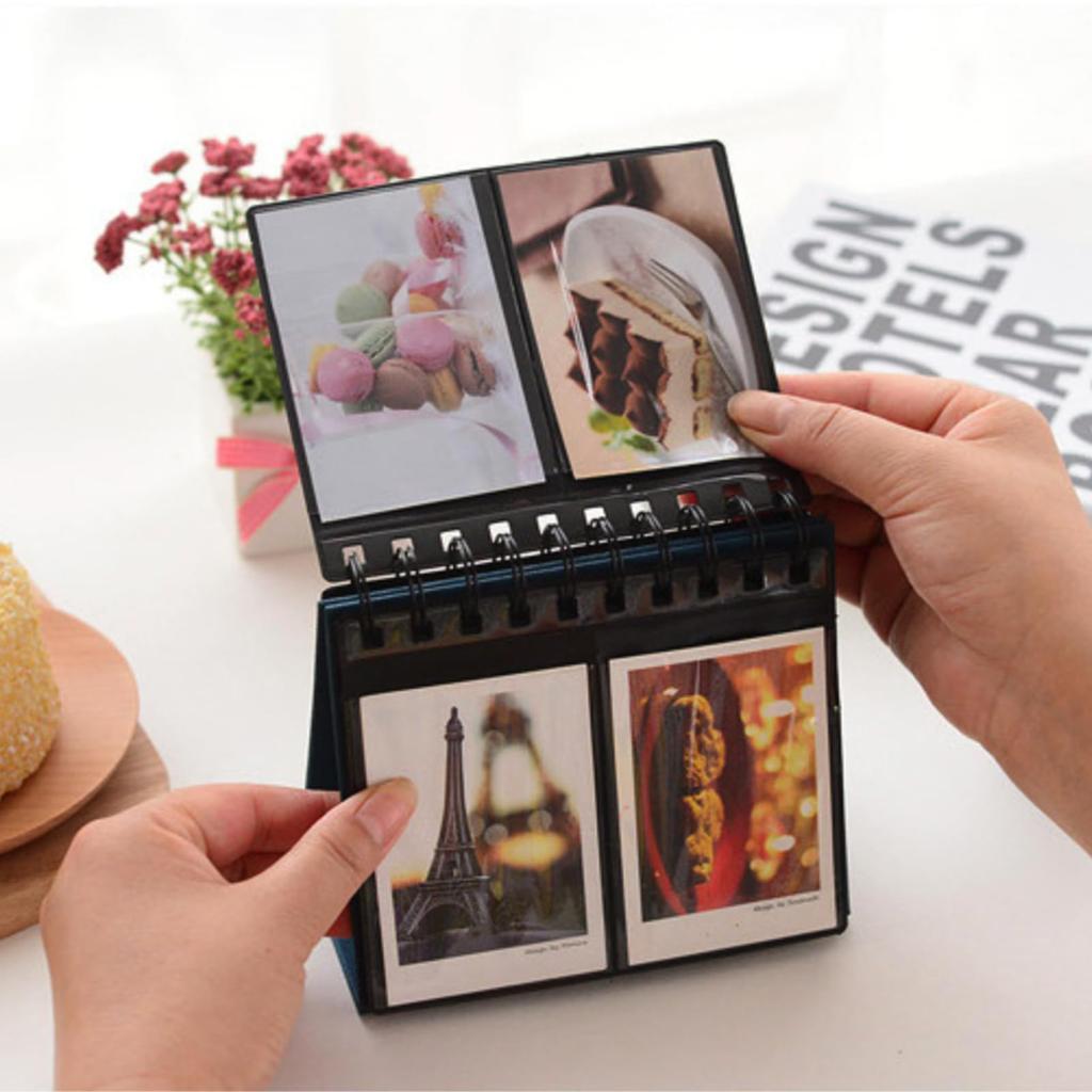 Album for FUJIFILM Standing Pocket Album Mini Album 3 Inch 68 Sheets Sky Blue Darkhorse.Inc "Cheki" -