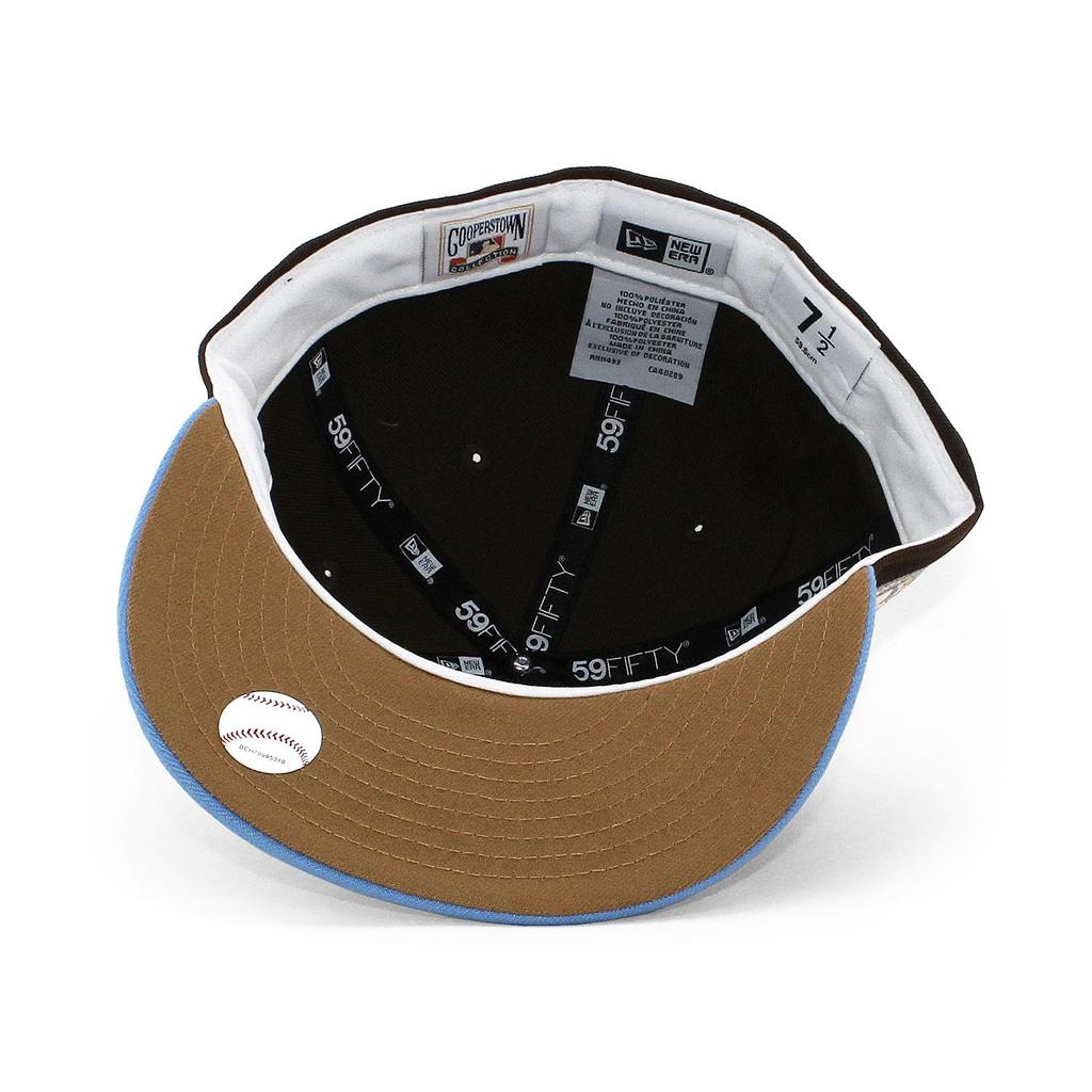 Trendy Color Brim New York Yankees MLB 50TH COLOR BRIM NEW ERA NEW YORK YANKEES Hat 5950 Side Patch Sz7-78 [Used]