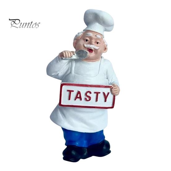 3D Fridge Magnet Cartoon Fat Chef Magnet, Hand-painted Refrigerator Picture Photo Holder for Home Office Kitchen Decoration Durable