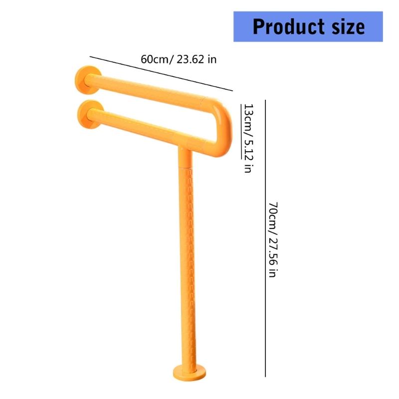 Nonslip Bathroom Handle Elderly Support Shower Rail Toilet Handrail Stainless Steels Grab Bar Easy Installation
