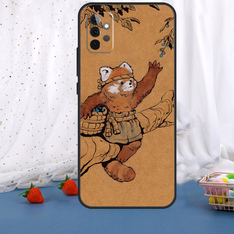Red Panda For Samsung Galaxy A36 A26 A16 A05 A06 A54 A34 A14 A22 A32 A52 A55 A35 A15 A53 A13 A56 Case