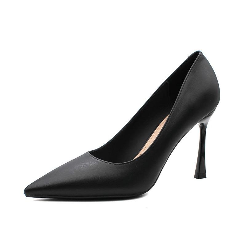 Sexy pointed thin heels high heels women and women summer new commuter professional work shallow mouth banquet shoes