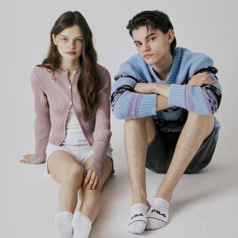 FILA GOLF Fila Golf Line Mesh Fake Socks (5 Pairs)