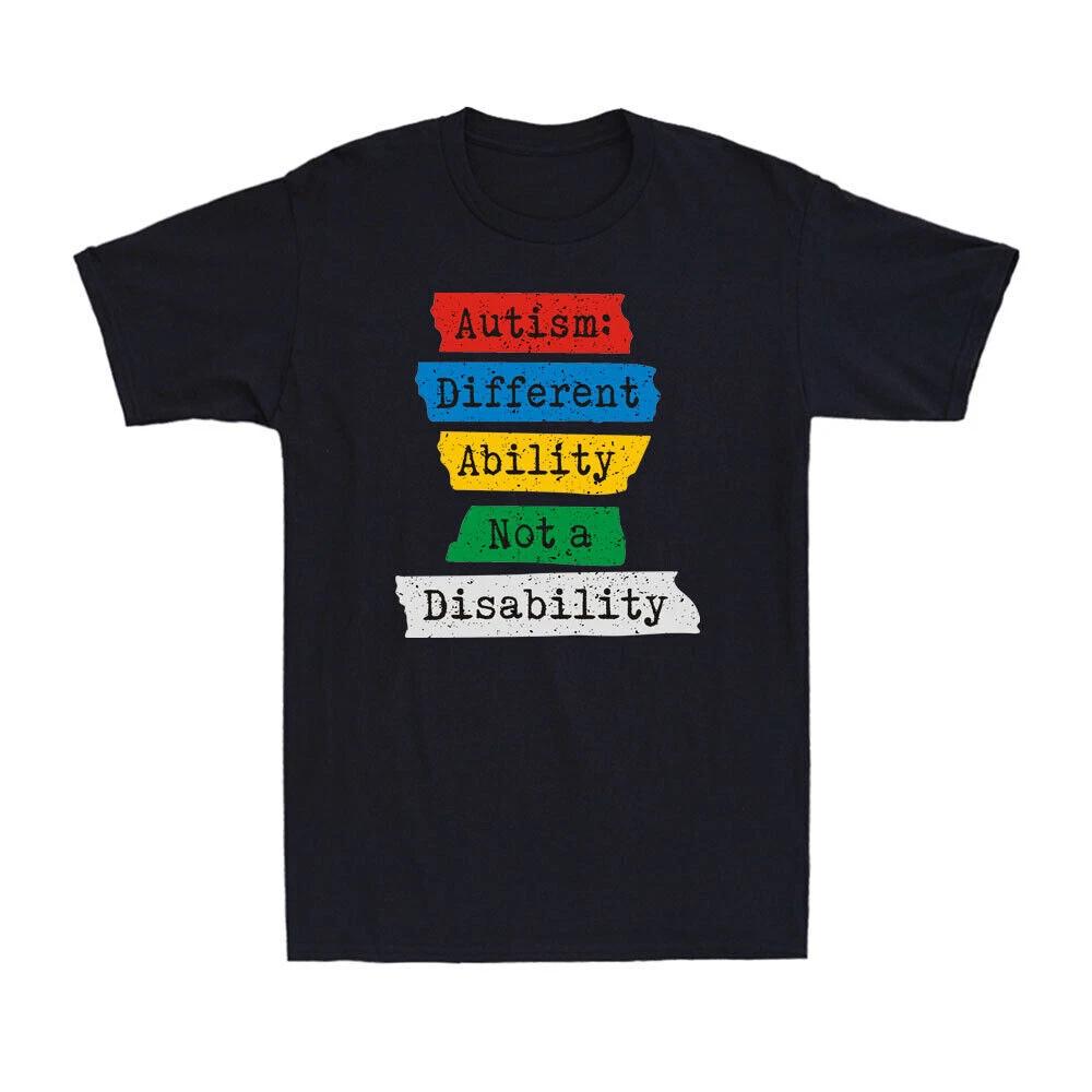 Autism: Different Ability Not A Disability Shirt Autism Awareness Men s T-Shirt XS