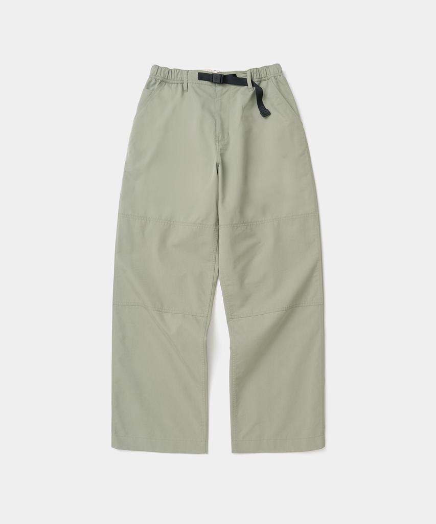 UNIFORM BRIDGE Double Knee Strap Easy Pants Olive