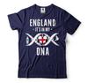 England DNA Flag T-Shirt: Patriotic English Pride Gift