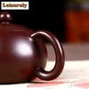 400ml Ancient Yixing Purple Clay Teapots Handmade Xishi Pot Raw Ore Purple Zhu Mud Tea Soaking Kettle With Filter Zisha Tea Set