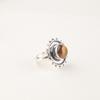 Natural Yellow Tiger Eye Gemstone 925 Sterling Silver Jewelry Handcrafted Ring RR-49-25