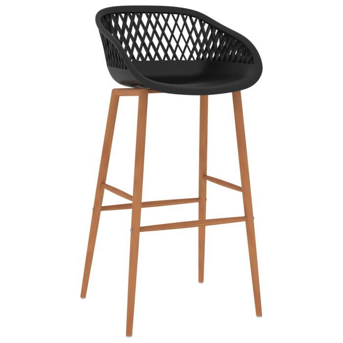 VidaXL Lot de 2 Chaises de Bar, Siège de Pub, Chaise de Bistrot, Meuble de Salle à Manger Cuisine Salon Salle de Séjour 248152