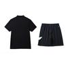 Li-Ning Plain Simple Short Sleeve Polo Shirt Breathable Lightweight Versatile Shorts Casual Sports Set Unisex Sets YPLV049-2+YKSV197-2