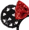 Black Sequin Headband with Minnie Tokyo Disney Resort Ribbon,