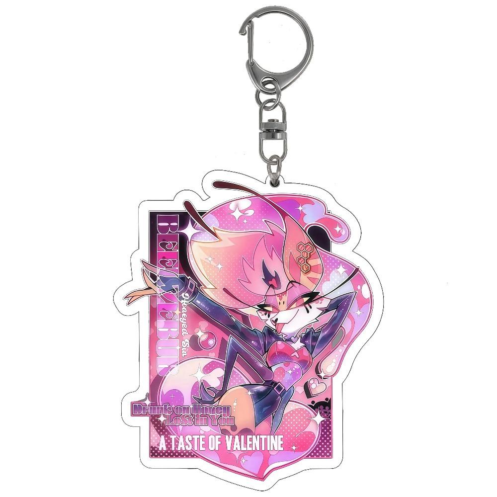 

Acrylic KeyChain Anime Periphera Blitzø Millie Moxxie Loona Octavia Stolas Backpack Pendant Custom Cartoon Cute Festival Gift