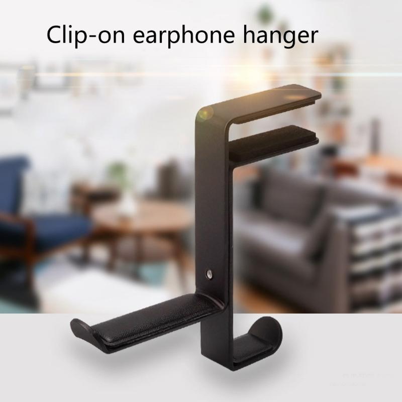 Non-Slip Gaming Headset Hanger Universal Headphone Stand & Hanger Gaming Headset Holder Mount Hook Easy To Attach & Use