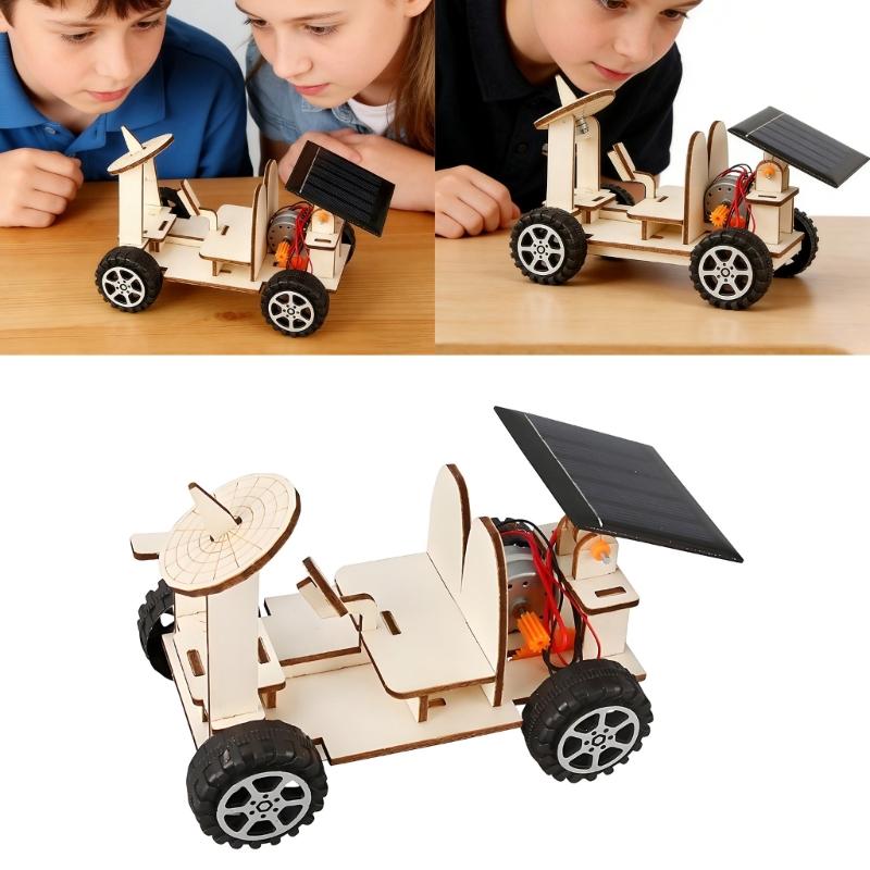 Wooden Space Exploration Vehicle Craft Set Physics Teaching Tool For Students Hands on Learning And Engineering