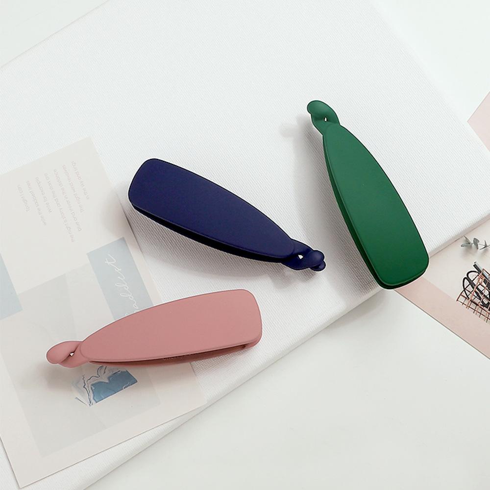 Hairpins Hair Accessories Solid Color Frosted Banana Clip Hair Claws Hair Clips Ponytail Holder