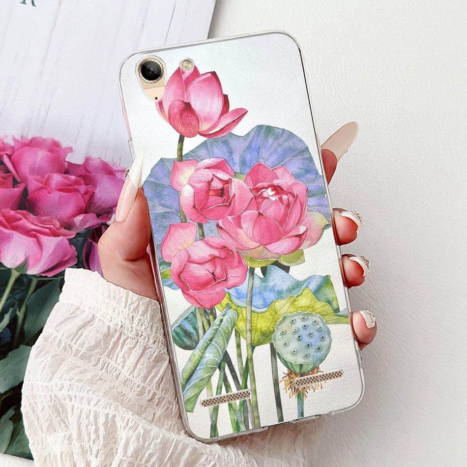 For Lenovo Vibe K5 / K5 Plus / K5 Pro L38041 A6020a40 A6020a46 Phone Case Elegant Floral Butterfly Soft Silicone TPU Cases