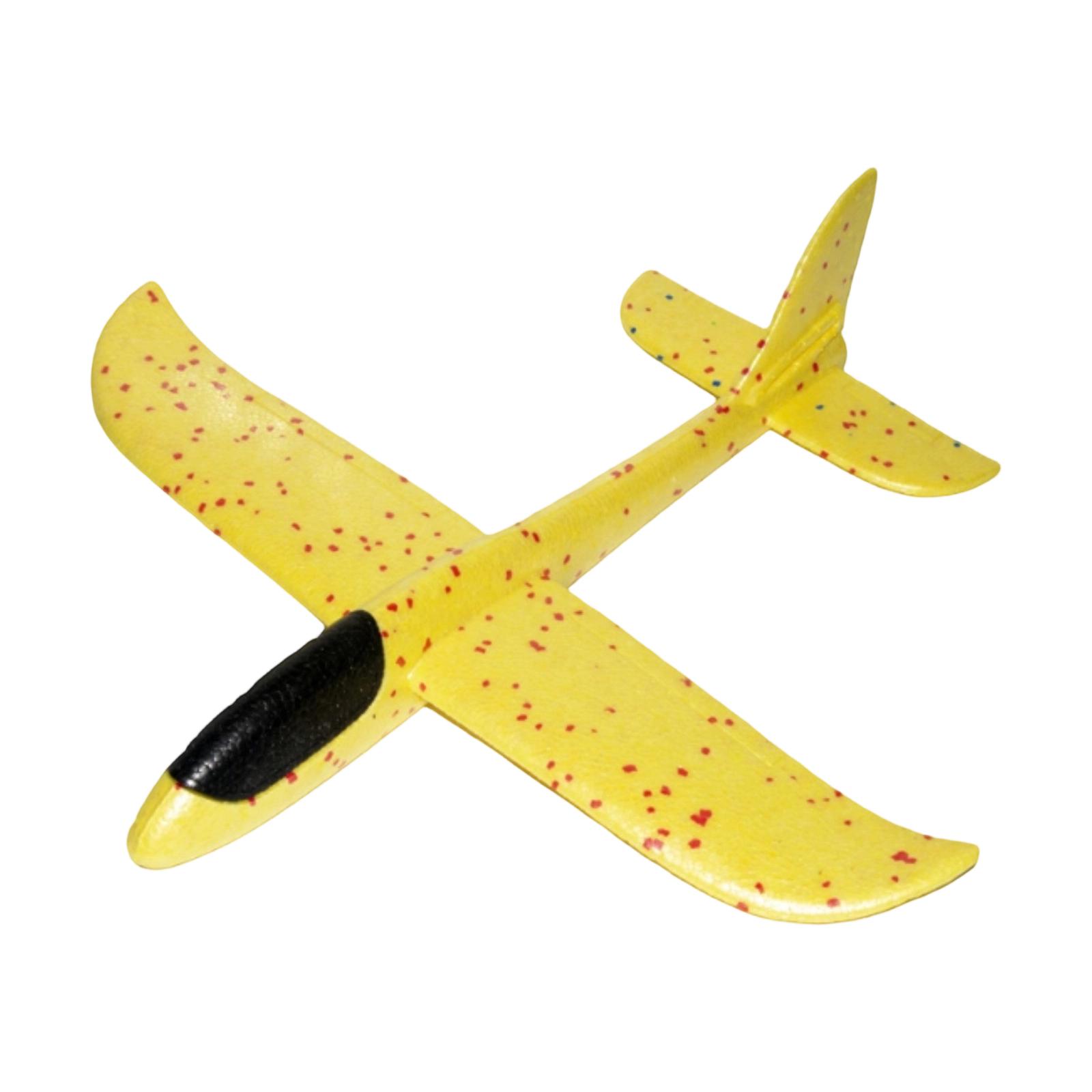 

Hand- Foam Airplane, Stunt Glider, Children s Toy, Large Size (48cm, No Light). One Size жовтий