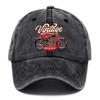 Classic Vintage MotorcycleThemed Baseball Cap Breathable Fishing Dad Hat Available In Multiple Colors Adjustable Suitable