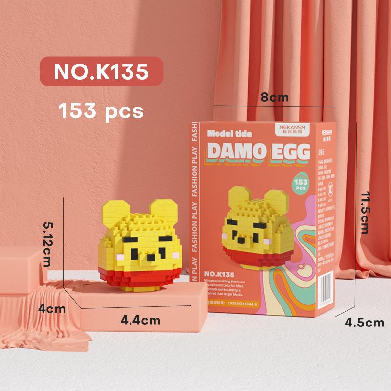 Stitch Building Blocks Anime Kawaii Cartoon mini Action Children's Figures Blocks Bricks Assemble DIY Toys Gift for Kids