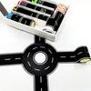 28 Rolls+9 Traffic Game Scene Application Stickers, 118.1 Inches Diy Road And Rail Transit Design And Paper Tape, Used For Railw