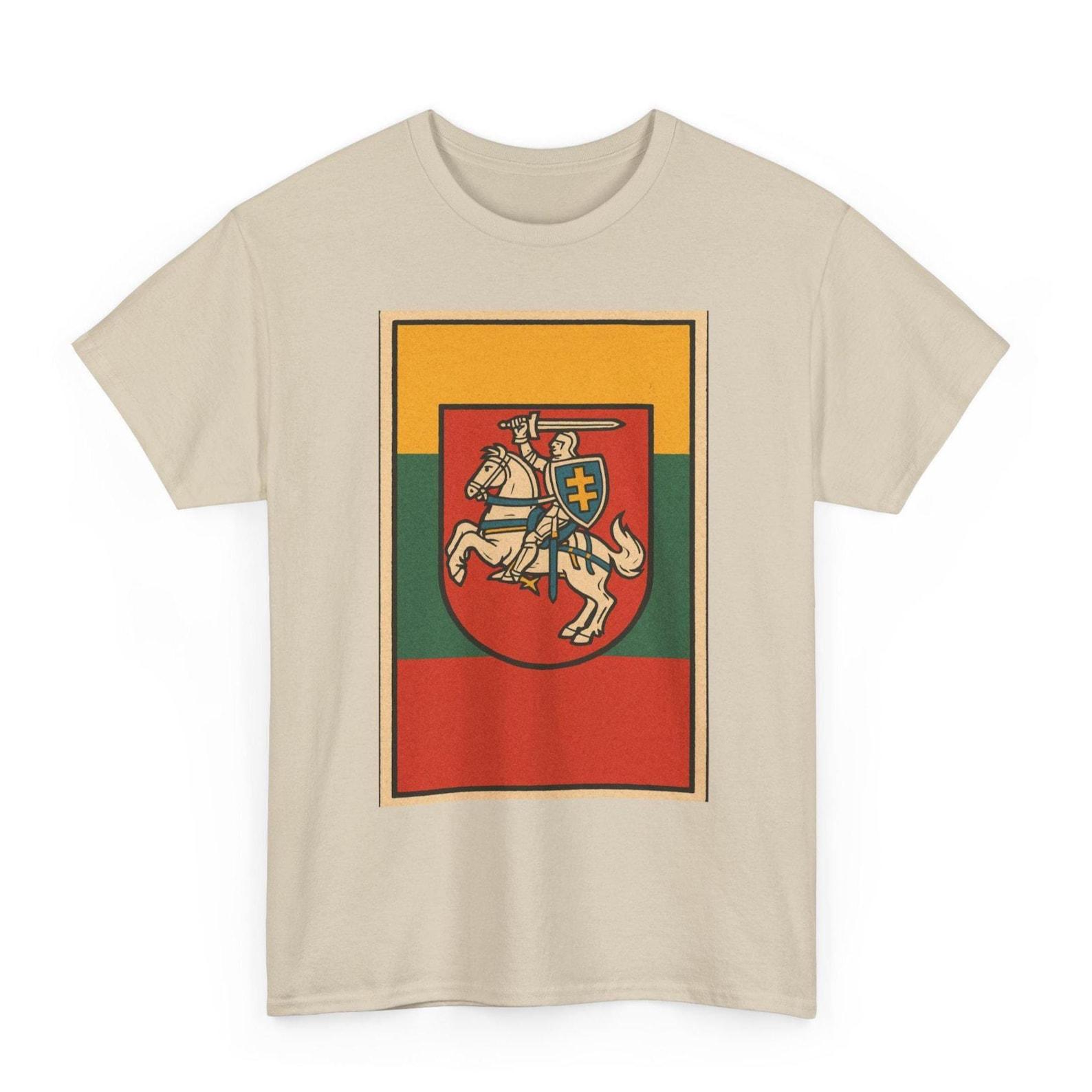 Lithuania Flag T-Shirt Unisex: Retro Vilnius Tee 4XL