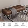 Entrance Porch Soft Shoe Bench Living Room Sofa Bench Bedroom Bed End Bench Metal Frame Integrated Benchs Minimalist Furniture