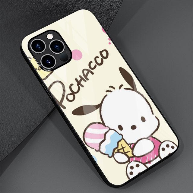 Pachacco Szklane Etui Na Apple iPhone 14 13 Pro 11 12 7 8 Plus SE 2022 XR X XS Max 6 6S Hartowana Osłona Telefonu Kreskówkowe Capas Cas