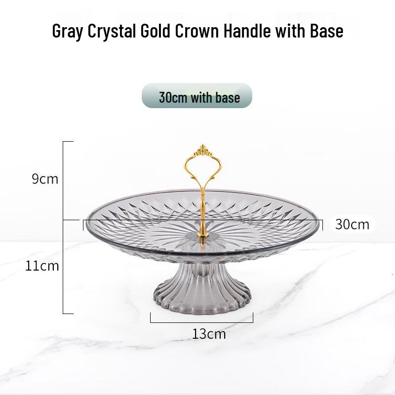 Zhishi Acrylic Fruit Plate with Stand