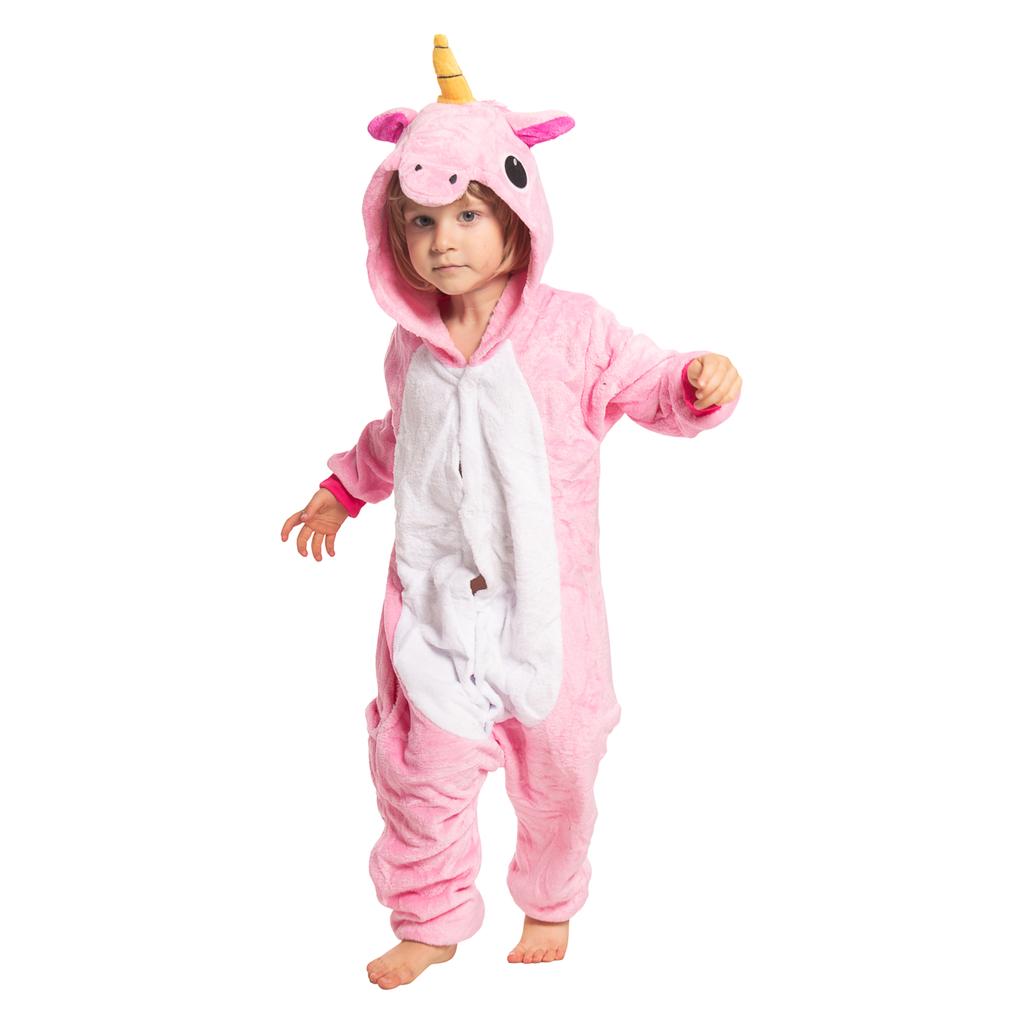 Piżama dla dzieci dziecięca kigurumi onesie kostium pegaz różowy 125-135 cm