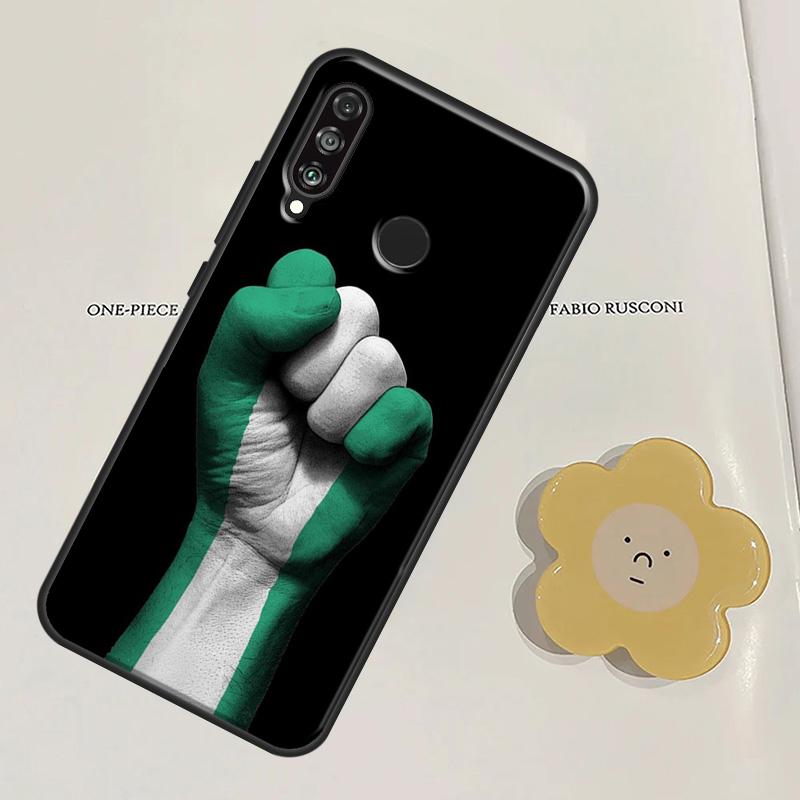 Nigeria Flagge Für Huawei Nova Y60 Y70 Y90 Y61 Y91 3i 7i 8i 11i Nova 11 9 10 SE P20 P30 Pro P40 Lite Hülle