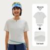 Women's Quick-Dry Sun Protection Yoga Top - Short Sleeve Breathable Moisture-Wicking T-Shirt for Summer