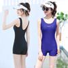 2026 Women's Professional Customizable One-Piece Boxer Swimsuit for Competition