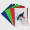 File Folder with Pockets Prong Fasteners PP Plastic A4 Size Waterproof Tear-Resistant Documents Organizer