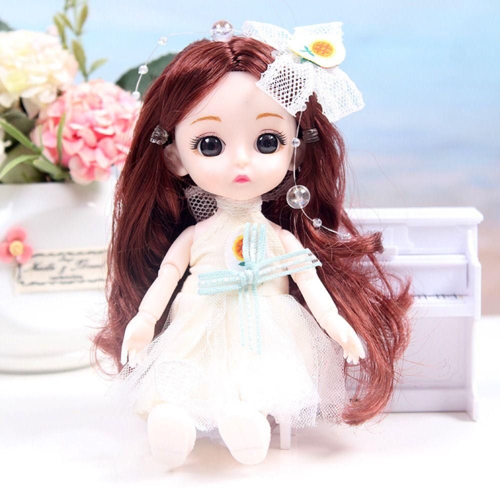 Princess Dolls Toys Mini Multi Joint Doll Toy Set Movable Jointed Princess Dolls Molly Girls' Doll
