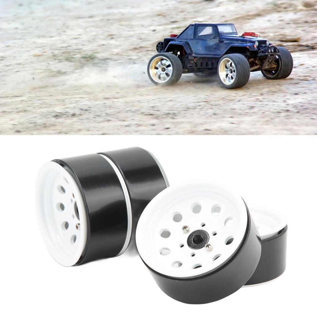 4PCS RC Beadlock Wheel Hub 1.9in Iron Wear Resistant Reusable RC Wheel Hub for Replacement