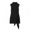 European-American Style Versatile Lace-up Hem Slimming Resort Dress