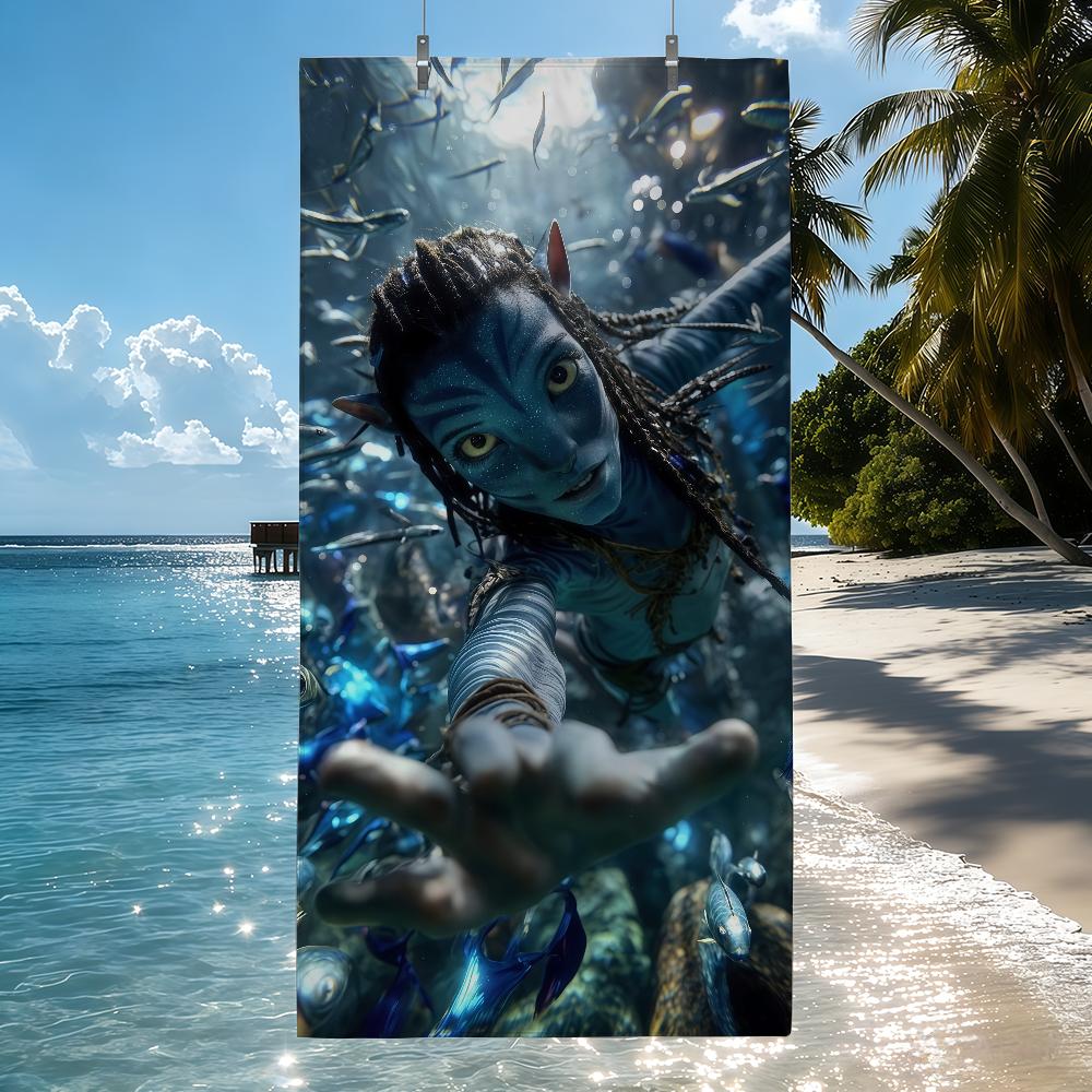 Film A-Avatar Cool Ručník Rychleschnoucí Plážové Ručníky Jsou Vhodné Pro Bazény Kempování Jógu A Posilovnu