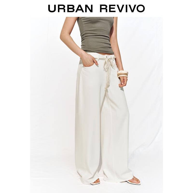 UR Women's Bohemian Beaded Belt Casual Pants