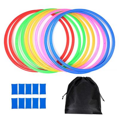Set of 10 Kids Training and Practice Rings, 28cm, Perfect for Indoor and Outdoor Play, Exercise Practice, Kindergarten, Sports Days, and Birthday