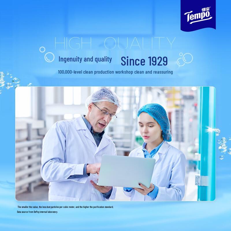 Tempo Pure Water Flushable Wet Wipes