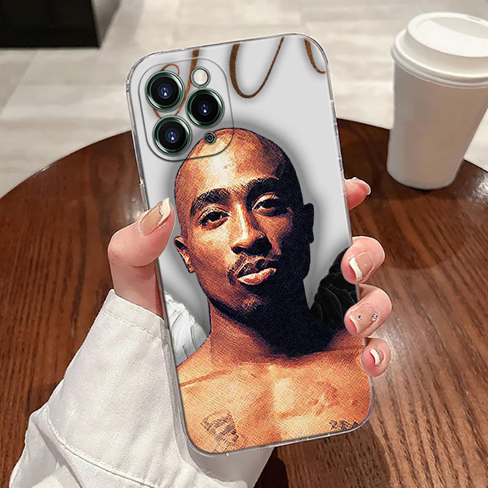 2 Pac Tupac Tupad Jada Rapper Case For Apple iPhone 17 16 15 14 13 12 11 Pro Max Plus 16E 17Air 17Pro Phone Cover Silicone Funda